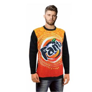 Mens Bentlee Fleece & Cotton Sublimation Sweater | Promotional Clothing