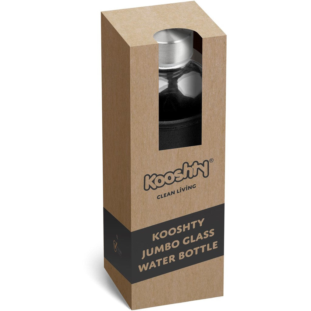 Kooshty Jumbo Glass Water Bottle - 1 Litre - Image 4